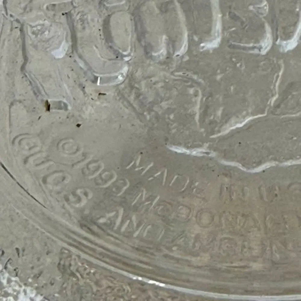 Vintage McDonald's The Flintstones Glass Mug